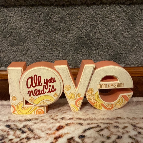 “All You Need is Love” Home Decor - Picture 1 of 5